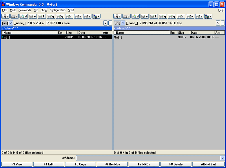 Запускаем Windows Commander